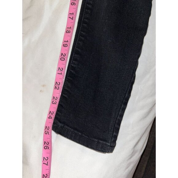 Everlane Black Denim Mid-Rise Dark Wash Skinny Ankle Jeans Women's Size 25 - Picture 9 of 11